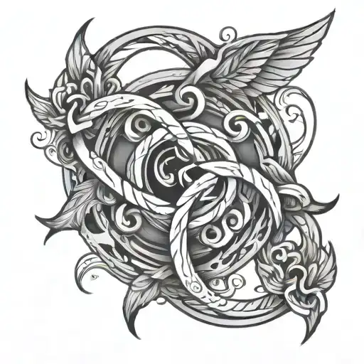 Symbols For Trauma And Pain Survivor Symbol Intertwined