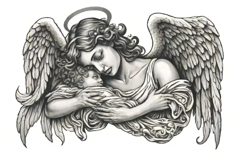 Angel Holding Me