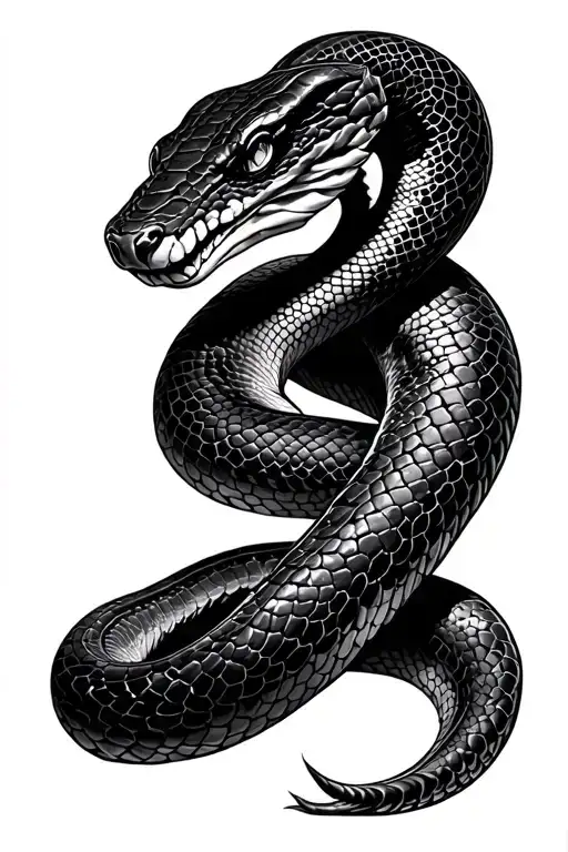 Snake That Crawls By Color