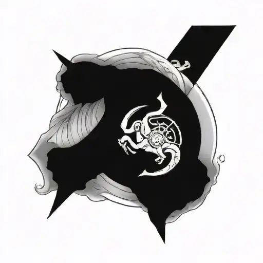 Cancer With Sagittarius Tattoo For Men