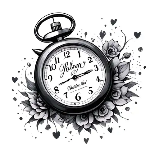 Kids Names With Stop Watch