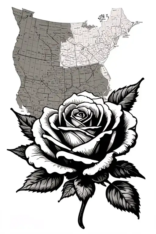 Rose Name With Map On The Backend