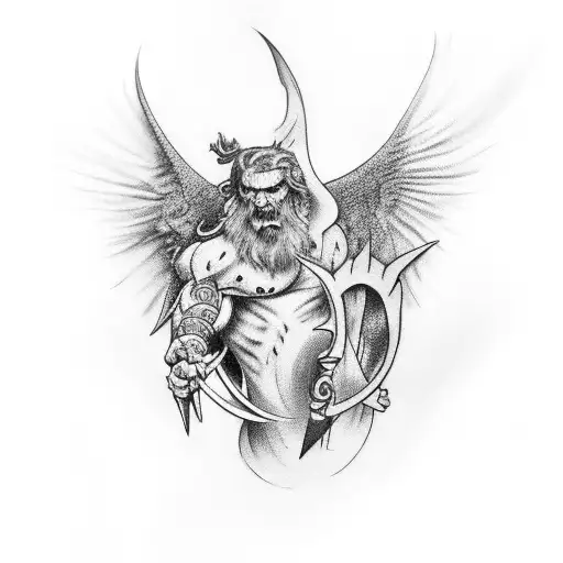 Scottish Mythology Right Forearm Sleeve