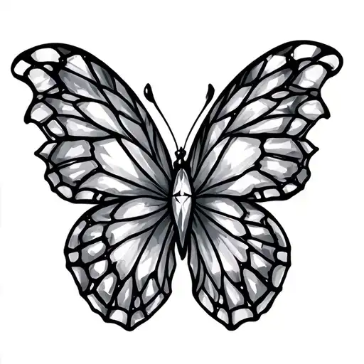 A Diamond Butterfly