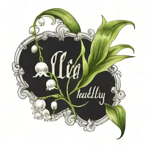 Lily Of The Valley With The Name Launi Incorporated