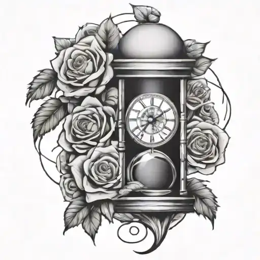 Mandela And Roses And Hourglass Filled