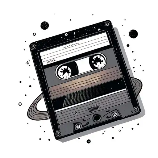 8 Track But The Tape Is Planets Galaxy Space