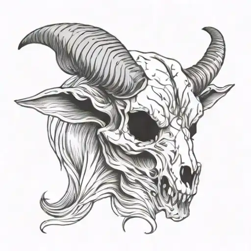 Animal Skull Goat Skull