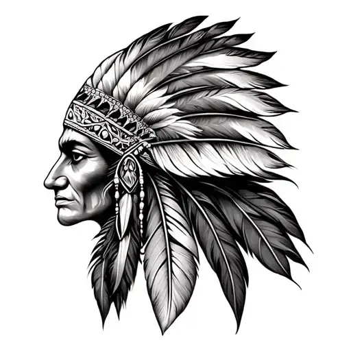 Featherd Indian