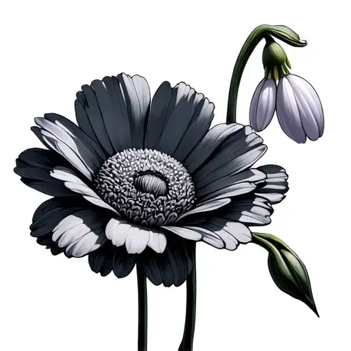 Snowdrop Daisy Cosmos Poppy Violet