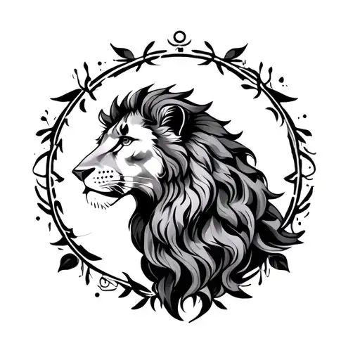 Lminimalis Leo Zodiac Sign
