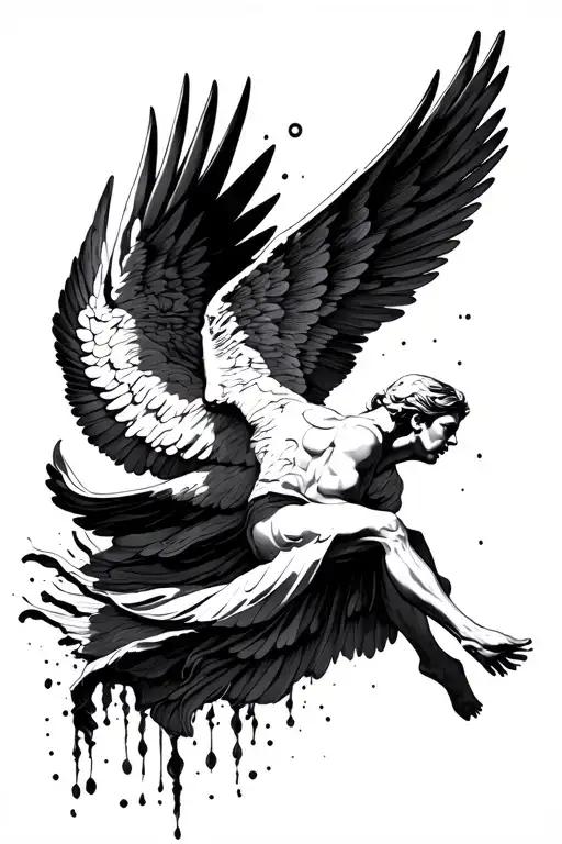 Fine Line Icarus Falling From Sun