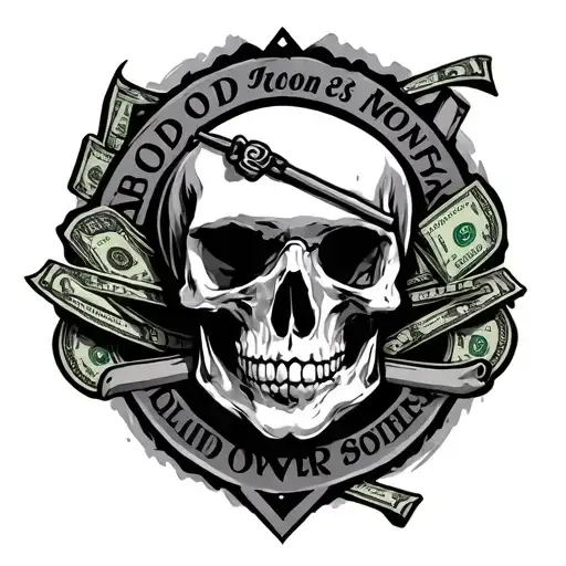 Blood Over Money Gang Logo