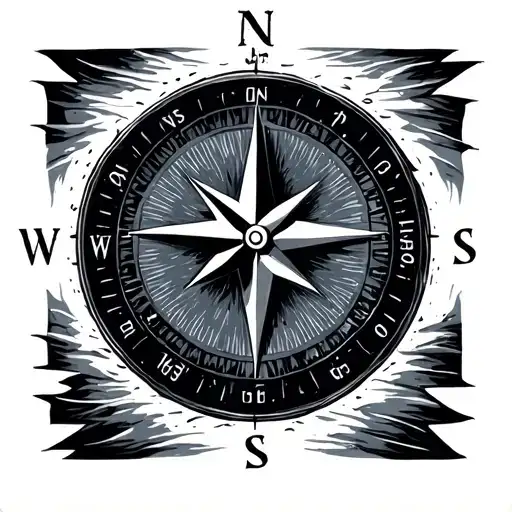 Compass Minimalistic Hardstyle Music Alps