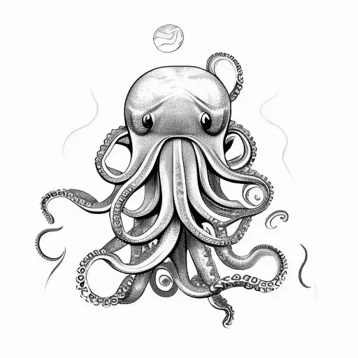 Octopus Tentacles At Bottom