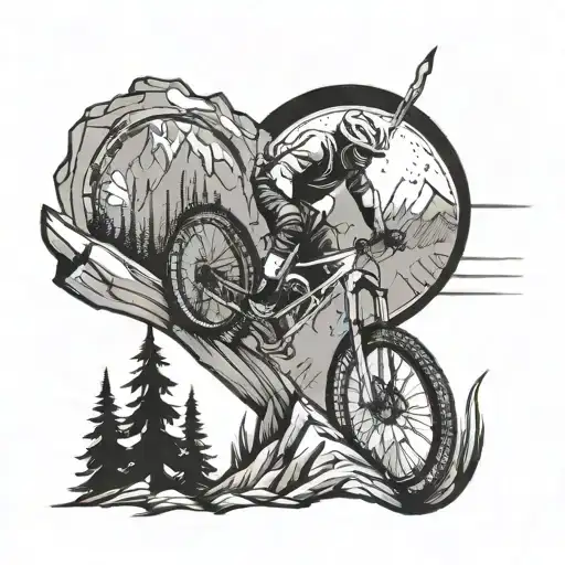 Mountain Biking And Climbing