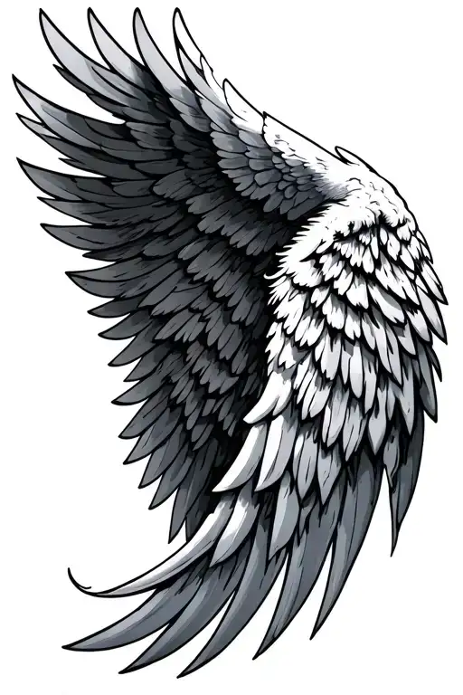 Masculine Angel Wings