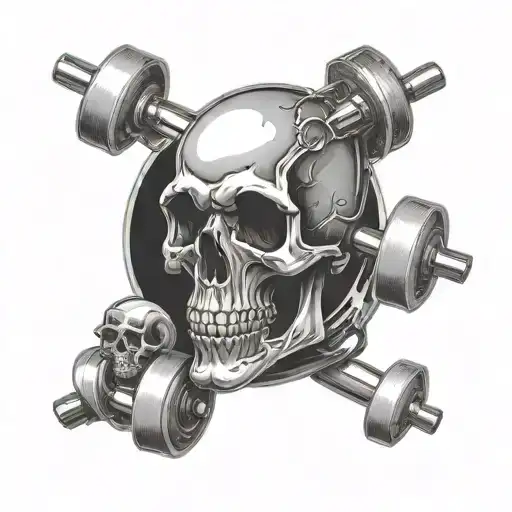 Skull And Weightlifting