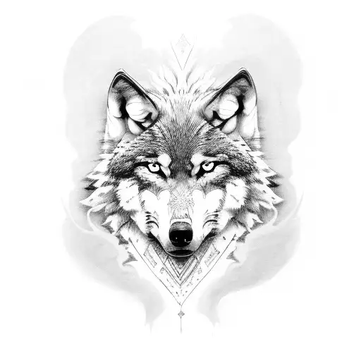 Wolf Raven Amoke Forrest