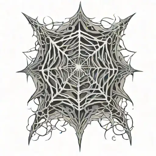 Word Doszer Made Of Spiderwebs