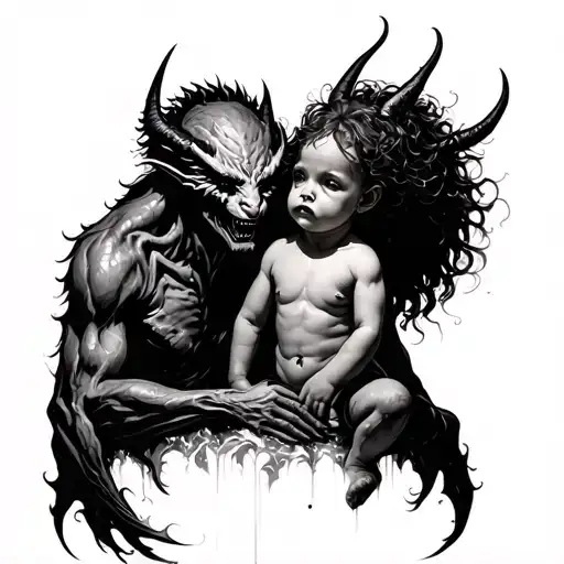 Demon And Child