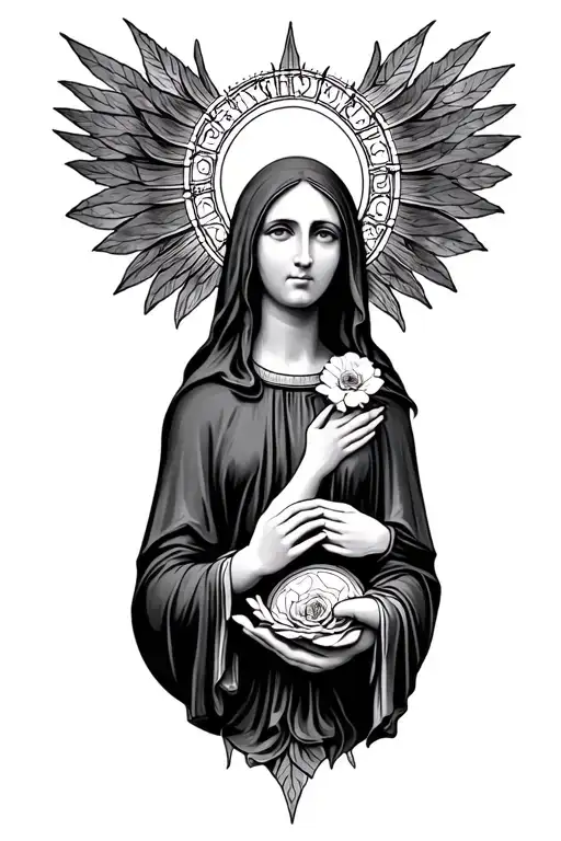 Posideon With Mother Mary