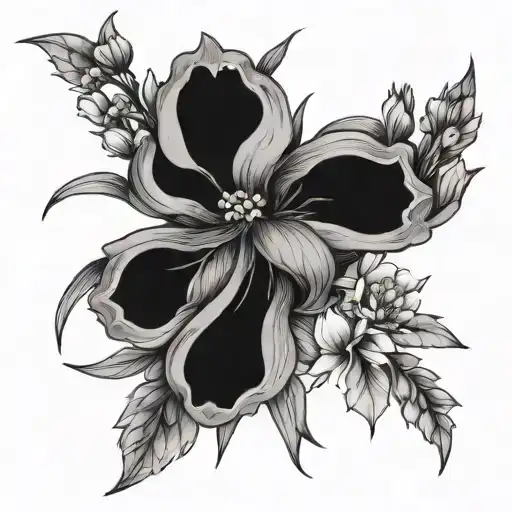 Wildflower Cross Intertwined