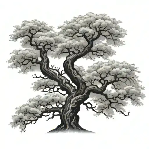 Japanese Dragon Trees Sakura Tree