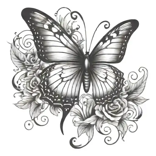 Butterfly And Music Masculine