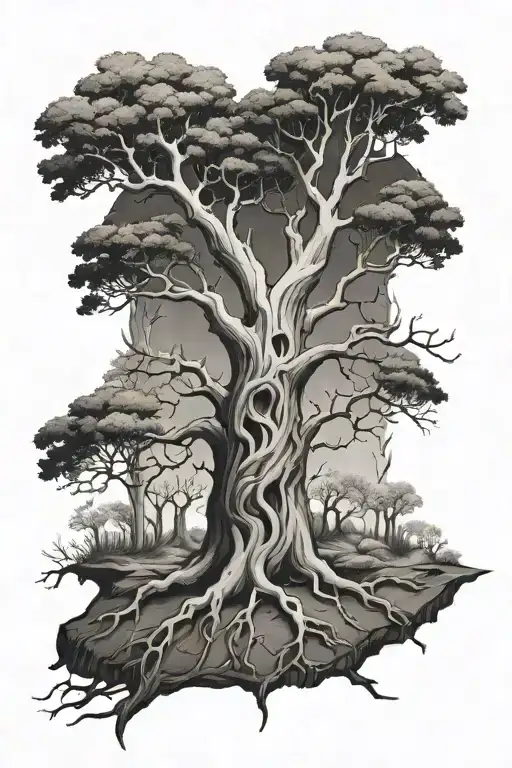 Family Tree Sawn Down