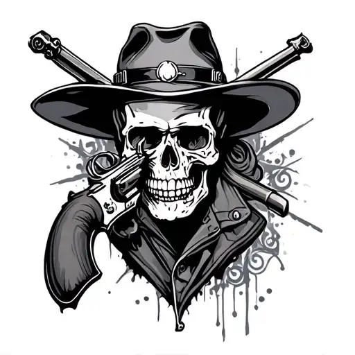Gunslinger Skull