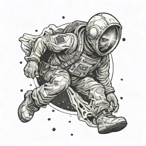 Kid Cudi Moon Man Falling