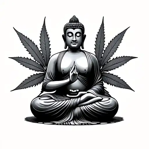 Weed Leaf Buddha Belly