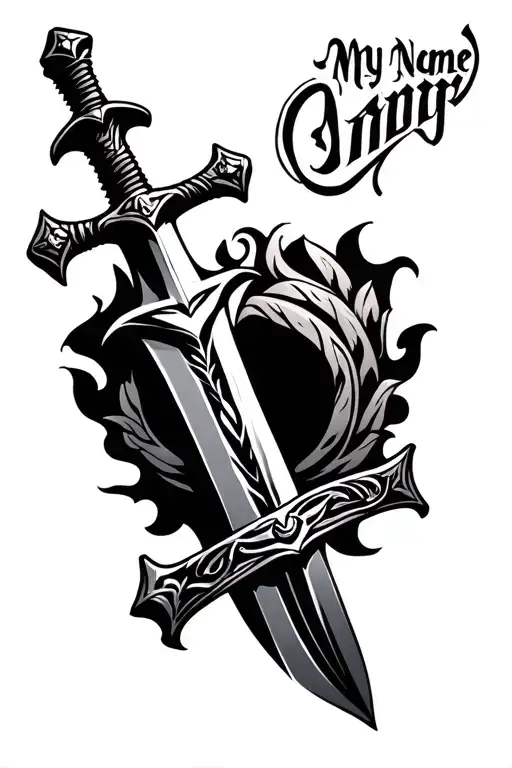 Sword And My Name Written