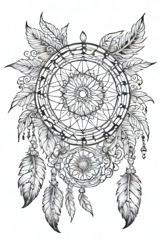 Bohemian Lace Sun Dream Catcher With Name On It