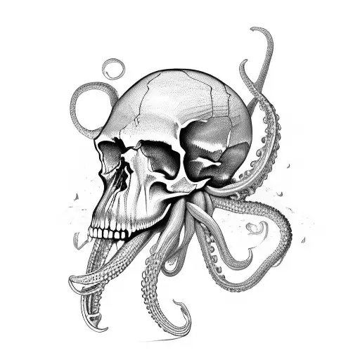 Skull Octupus