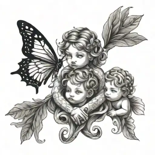 3 Children Birth Dates Intertwined Symbolizing With Times