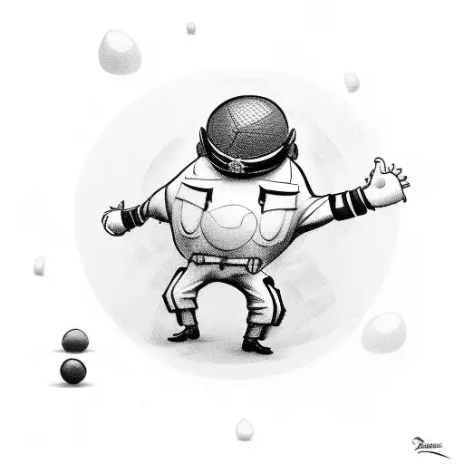 A Police Officer Playing Football In Pantihose