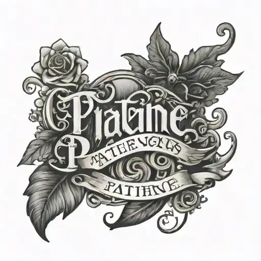 Flynn Patience Faith Written In Form