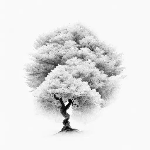 Tree Turning Into Wave