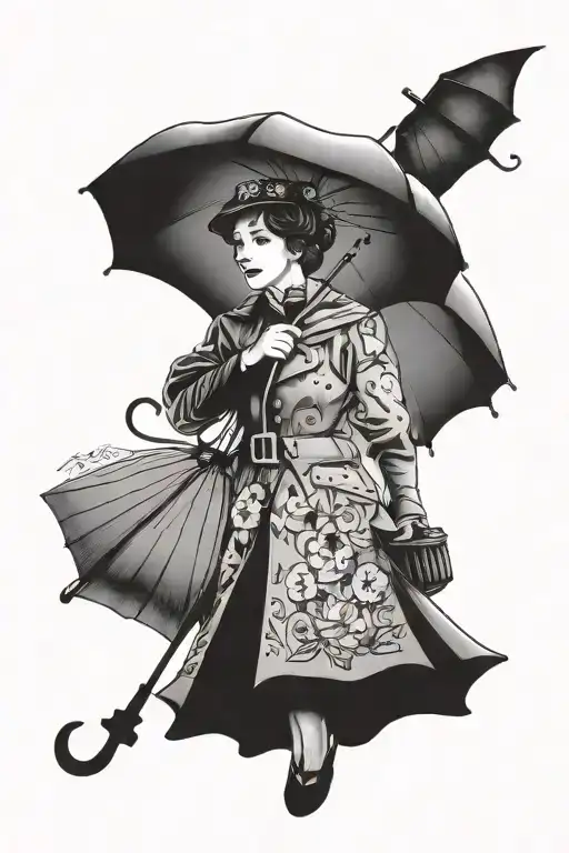 Mary Poppins Umbrella