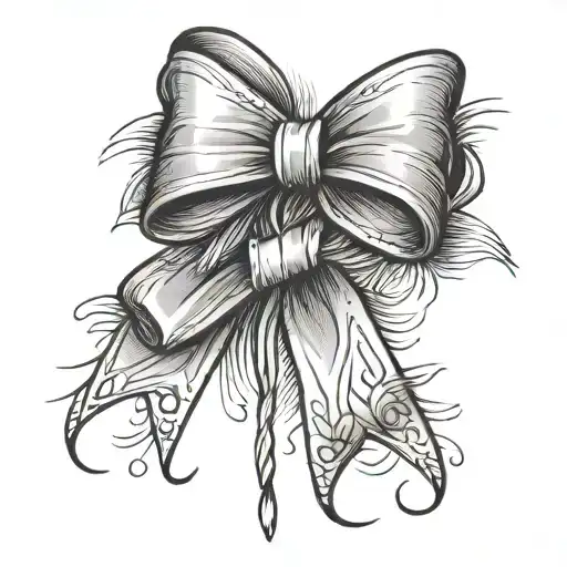 Small Dainty Bow Tied