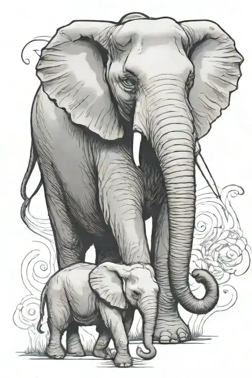 Elephant With My Twin Boys