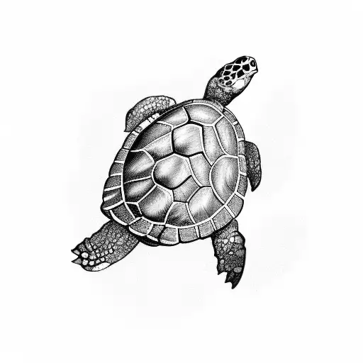 Turtle Seen From Above