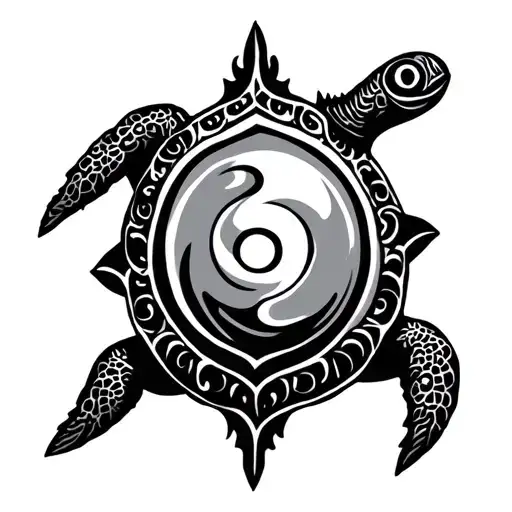 Symbol Yin Yin Turtle
