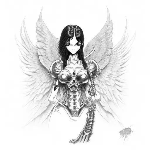 Battle Angel With Demon