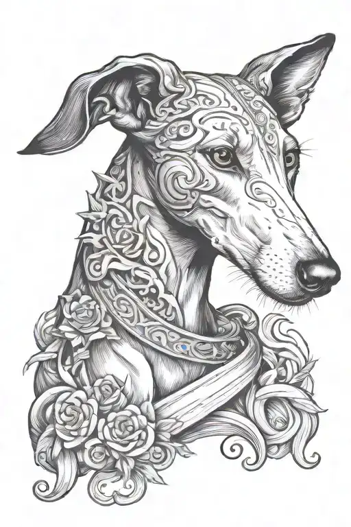 Greyhound Medusa Italian Heritage