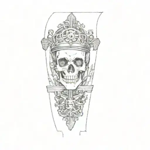 A Skull And Crossbones