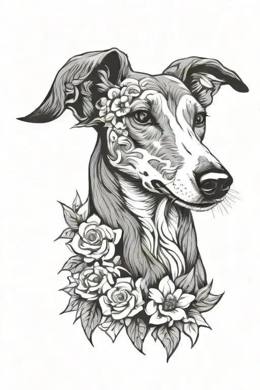 Greyhound Floral Patterns