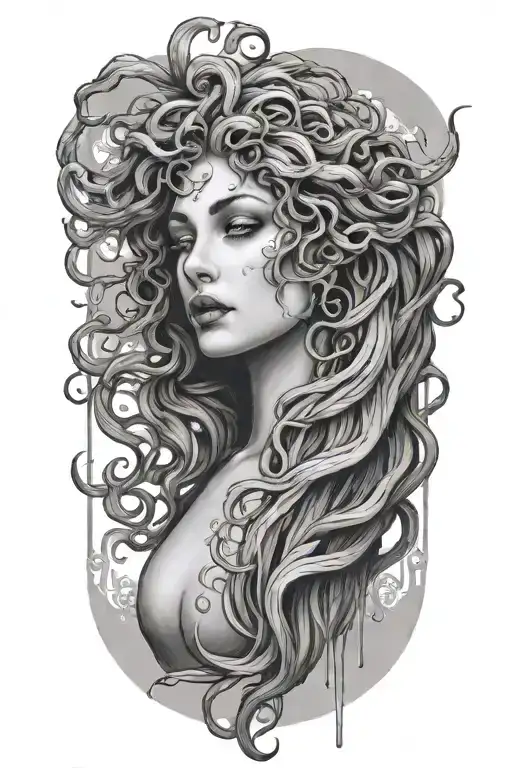 Decaying Medusa Goddess